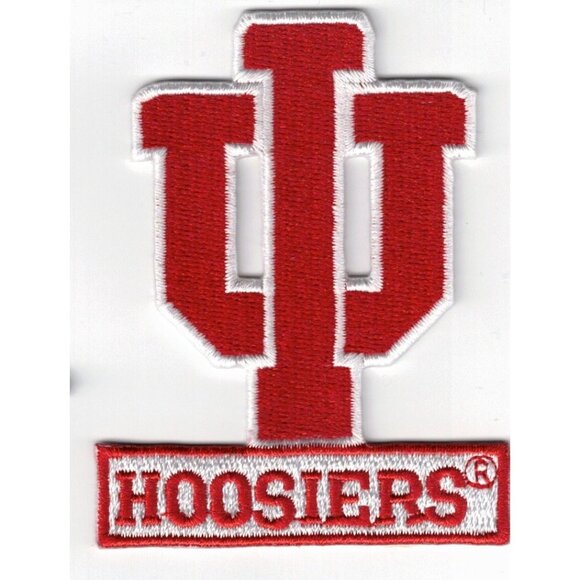 Unbranded Accessories - Indiana Hoosiers Vintage Mascot Embroidered 3x2.5in Iron / Sew-On Patch